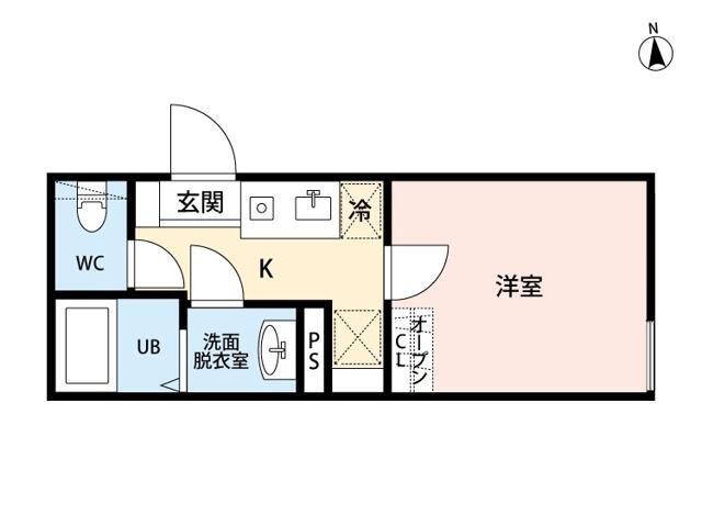 LUFT ASAGAYA(1K/3階)の間取り写真
