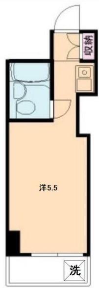 TOP浅草NO1(ワンルーム/7階)の間取り写真