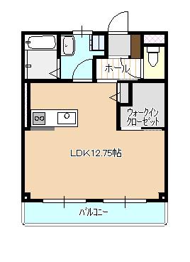 第2グリーンアネックス(ワンルーム/2階)の間取り写真