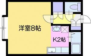 コーポTOMY(1K/1階)の間取り写真