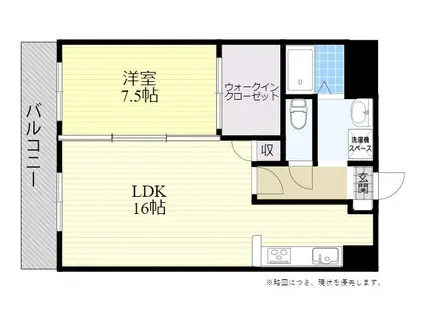 鶴羽ビルⅡ(1LDK/3階)の間取り写真