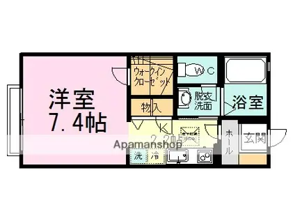 M・SEASON日大前(1K/1階)の間取り写真