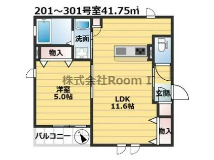 チリワクハウス・旭化成ヘーベルメゾンHEBEL HAUS(1LDK/3階)の間取り写真