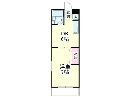 サンシャルム佐藤町(1DK/3階)の間取り写真