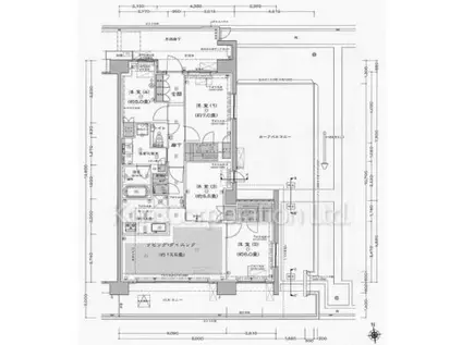 プラウドシティ吉祥寺(4SLDK/6階)の間取り写真
