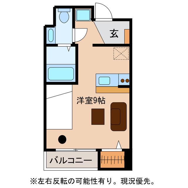 MKマンション(ワンルーム/6階)の間取り写真