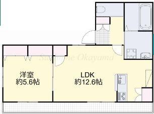 へーベルメゾン福島(1LDK/1階)の間取り写真