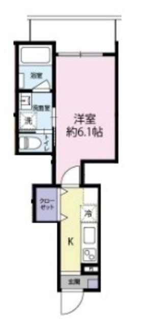 Y′S中野本町(1K/1階)の間取り写真
