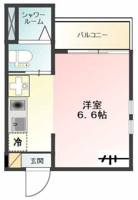 GLANZ東日暮里(ワンルーム/3階)の間取り写真