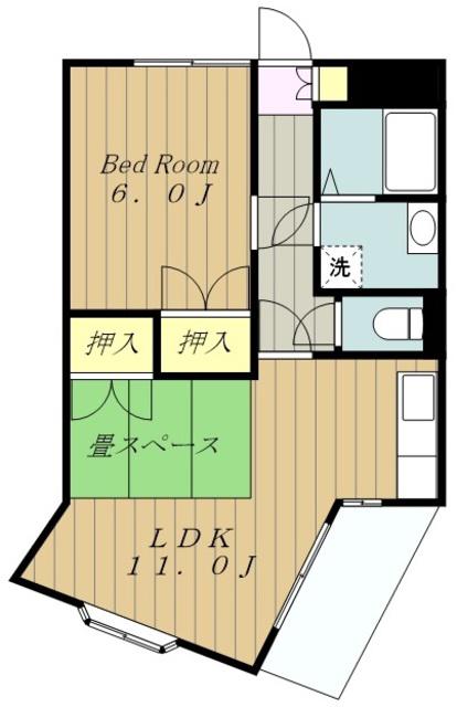 グランバリュー小田急相模原(1LDK/3階)の間取り写真