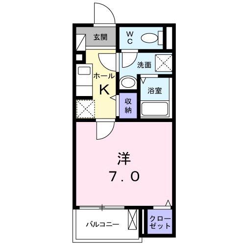 S・B・C板橋(1K/1階)の間取り写真