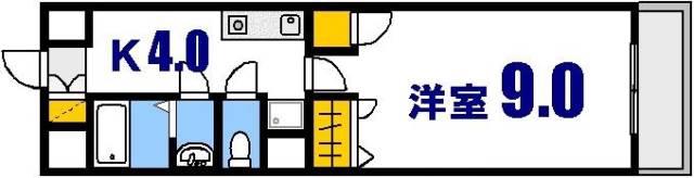 第16友建ビル(1K/3階)の間取り写真