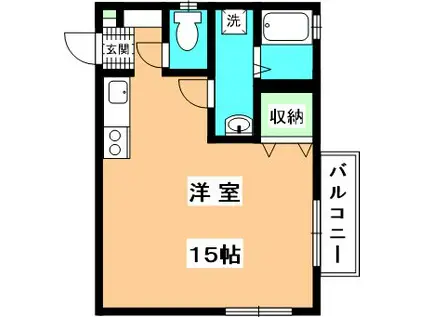 シャーメゾン此花(ワンルーム/3階)の間取り写真