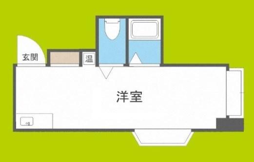 ジオナ野江(ワンルーム/5階)の間取り写真