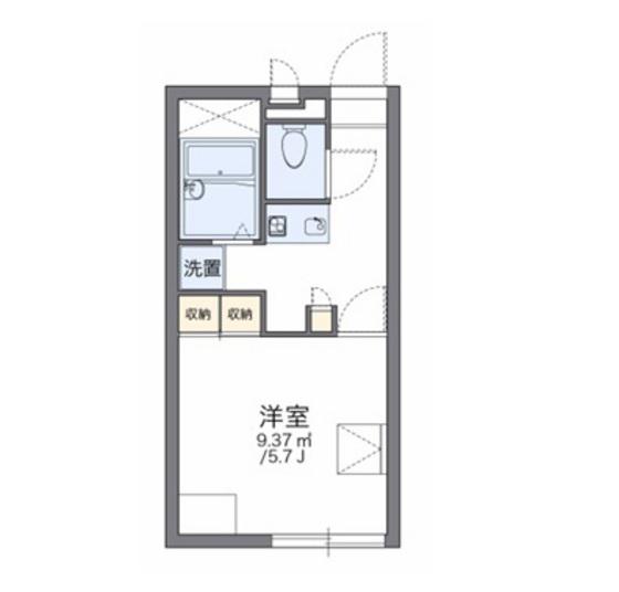 レオパレスSTO(1K/2階)の間取り写真