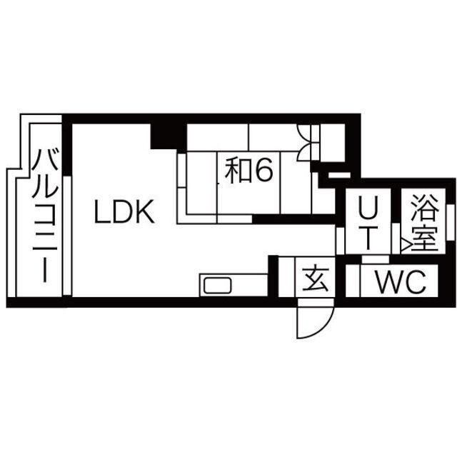 ネクストライフ白沢(1LDK/3階)の間取り写真