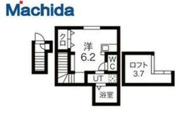 あんしん狭山08-1061(ワンルーム/2階)の間取り写真