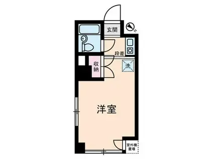 ダイヤモンドレジデンス南大塚(ワンルーム/3階)の間取り写真