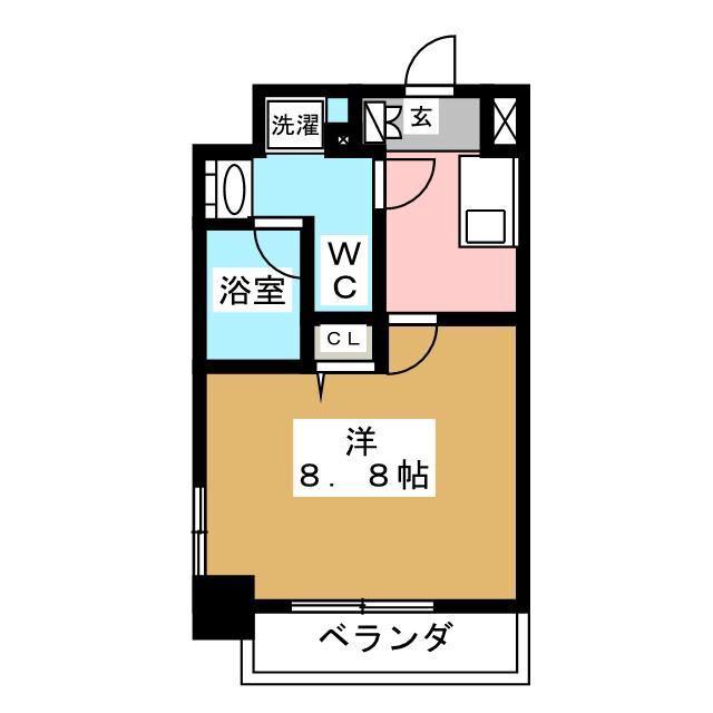 HY´S田端IIイースト(1K/11階)の間取り写真