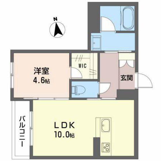 シャーメゾンエル(1LDK/2階)の間取り写真
