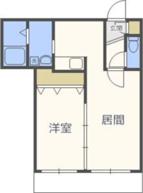 RJ ASABU(1LDK/2階)の間取り写真