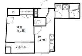 兼高ビル(1DK/3階)の間取り写真