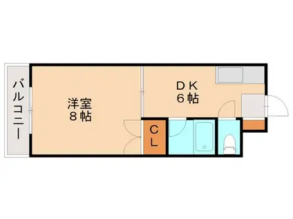 第3入江ビル東雲壱番館(1K/3階)の間取り写真