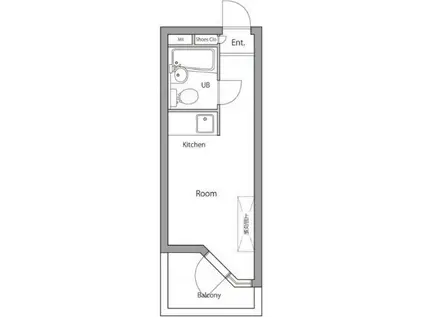 メゾン・ド・ロアイヤル(ワンルーム/4階)の間取り写真