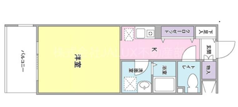 シエールグラン久が原(ワンルーム/4階)の間取り写真