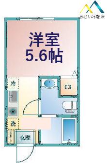 KEEP LAGOON 常盤台(ワンルーム/3階)の間取り写真