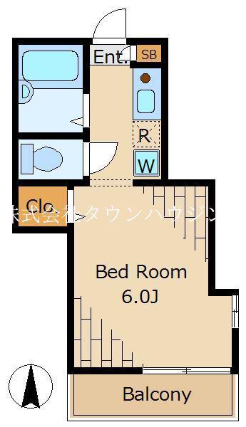 グレイス松見坂(1K/3階)の間取り写真
