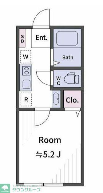 LAB RESIDENCE KANOEDAI(1K/3階)の間取り写真