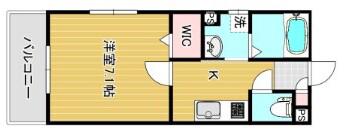 PLEIN SOLEIL平良山手(1K/3階)の間取り写真
