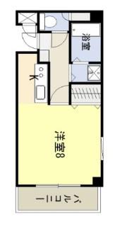 ルミネスク緑地(1K/3階)の間取り写真