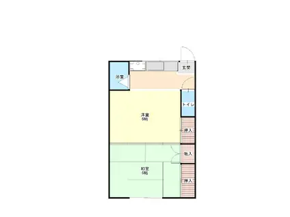 メゾン091(2K/2階)の間取り写真