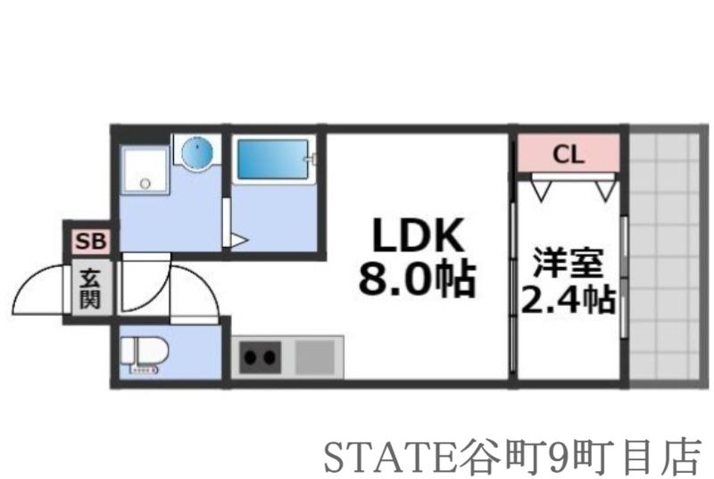 ROYAL MAISON 城東(1LDK/1階)の間取り写真