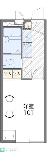 レオパレスL&P(1K/2階)の間取り写真