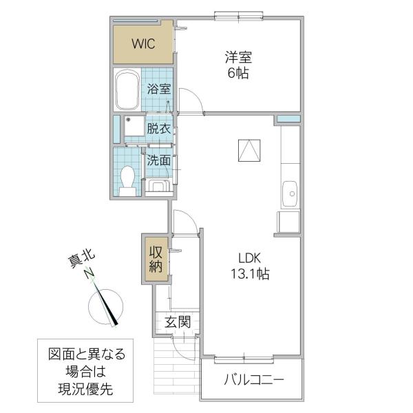 メゾン・ド・ルミノ IV(1LDK/1階)の間取り写真