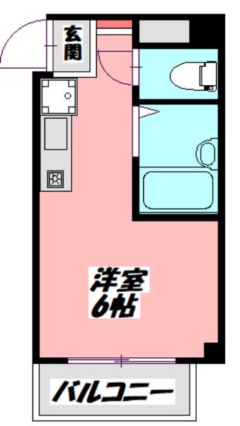 アーバン千里ビル(ワンルーム/4階)の間取り写真