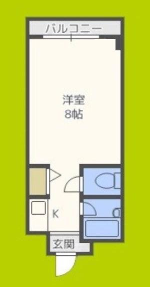 ドゥリーム新今里(ワンルーム/5階)の間取り写真