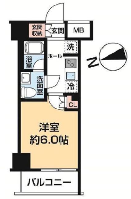 HY′S綾瀬II(1K/12階)の間取り写真