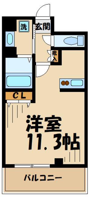 フルセイル橋本(ワンルーム/5階)の間取り写真
