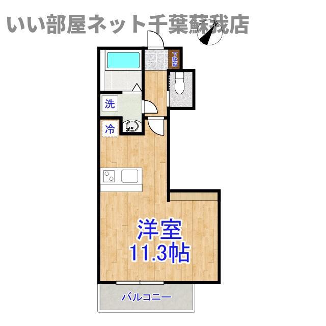 MAISON AOMI (ワンルーム/3階)の間取り写真