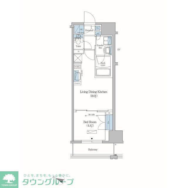 アーバネックス住吉(1LDK/6階)の間取り写真