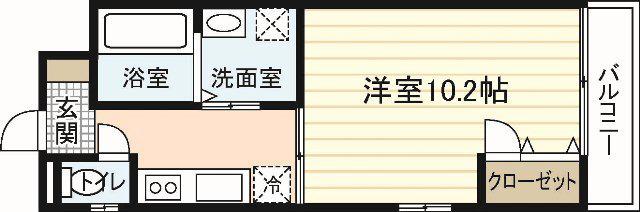SK-1ST(1K/1階)の間取り写真