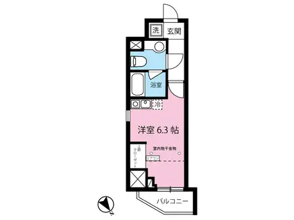 REALIZE/リアライズ(ワンルーム/4階)の間取り写真