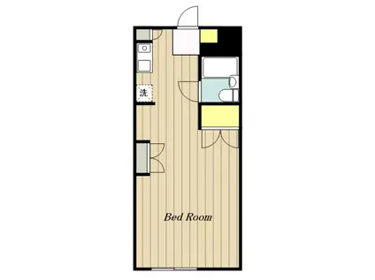 アーバンハイツ(ワンルーム/2階)の間取り写真