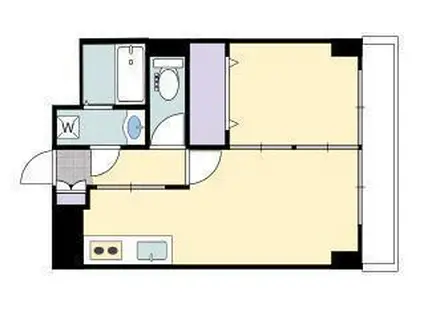 クレシア大淀(1LDK/2階)の間取り写真