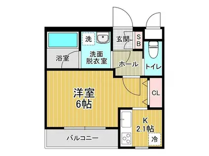RICHESSE KARASUYAMA(1K/4階)の間取り写真