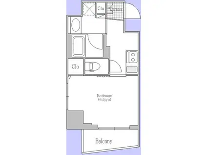 新神保町ビル(1K/4階)の間取り写真